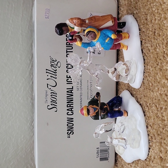 Department 56 Other - Dept. 56 "Snow Village" Snow Carnival Ice Sculptures - set of 2